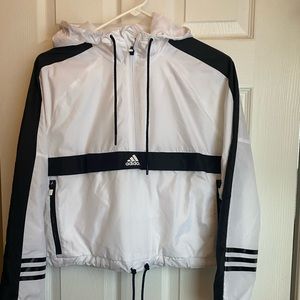 Adidas, cropped windbreaker